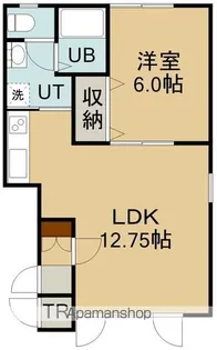 メトロポリタン函館【1階】の間取り